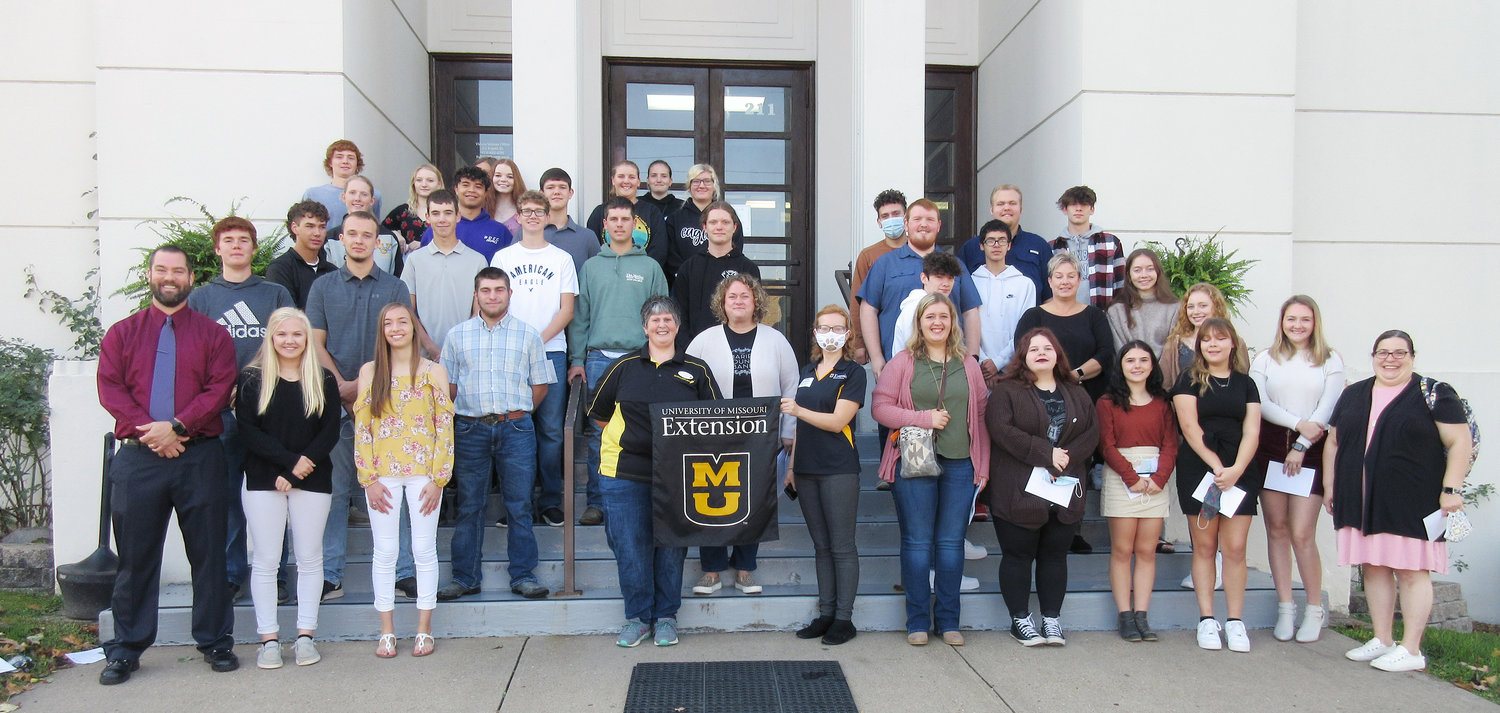 The staffers of the Maries County Extension Office were pleased with this year’s government day, which was hosted for the Belle and Vienna government students who were given an opportunity to see local government in action. They also were treated to lunch courtesy of local businesses.